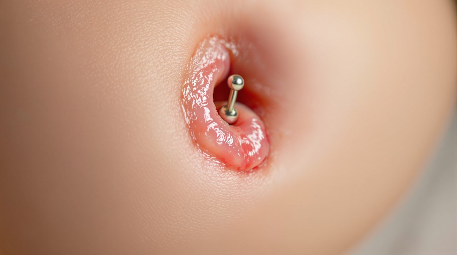 Piercing nombril infecté : symptômes, traitements et conseils pour une guérison rapide